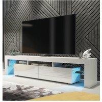 Creative Furniture TV Unit 200cm Sideboard Cabinet Cupboard TV Stand in White