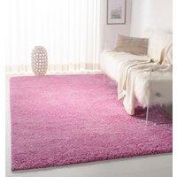 Smart Living Soft Fluffy 5cm Thick Pile Shaggy Area Rugs for Living Room, Bedroom in Dusty Pink | Size: 200 cm x 290 cm