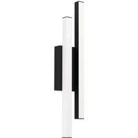 Eglo Serricella Metal Integrated LED IP55 Outdoor Wall Light in Black