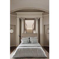 ZOFFANY 'Elswick Paisley' Cotton Sateen Duvet Cover in Light Grey | Size: Double