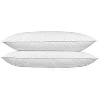 Homescapes Goose Feather & Down King Size Pillow Pair in White
