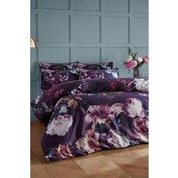Paoletti Cordelia Floral 100% Cotton Duvet Cover Set | Size: Double