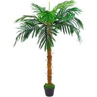 Leaf 130cm Design UK Large Realistic Artificial Palm Tree Princess in Green