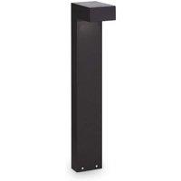 Netlighting Sirio 2 Light Small Outdoor Bollard Black IP44 G9