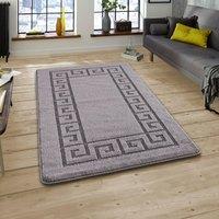 Smart Living Plain Heavy Duty Machine Washable Hallway Kitchen Non Slip Door Mat in Dark Grey | Size: 80 cm x 300 cm