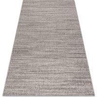 RugsX Floorlux Rug in Grey | Size: 140 cm x 200 cm
