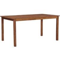 Garden Table 150x90x74 cm Solid Acacia Wood