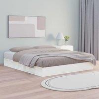 Berkfield Home Bed Frame White 160x200 cm Solid Wood