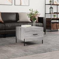 Coffee Table Grey Sonoma 50x50x40 cm Engineered Wood