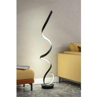 Contemporary LED Modern Curved Spiral Floor Lamp Reading Lights 131cm H