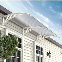 1.9 m W x 1m D Door Window Awning Canopy with Brackets