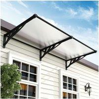 1.9m W x 0.9m D Window Door Awing Canopy Rain Cover