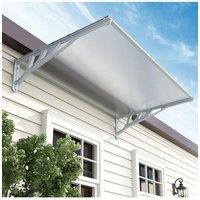 1.5m W x D 0.9m D Window Door Canopy Awning with Brackets