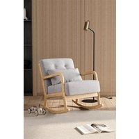 Modern Buttoned Rocking Chair