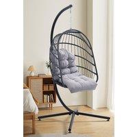125cm x 53cm Outdoor Waterproof Tufted Swing Seat Cushion