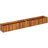 Garden Raised Bed 200x30x25 cm Solid Acacia Wood