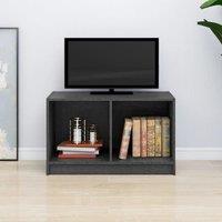 Berkfield Home TV Cabinet Grey 70x33x42 cm Solid Pinewood | Size: 70 x 33 x 42 cm