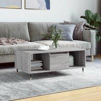 Berkfield Home Coffee Table Grey Sonoma 90x50x36.5 cm Engineered Wood