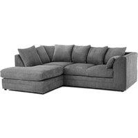 Luxor Jumbo Cord 4 Seater Corner sofa Left Hand Facing