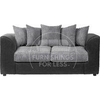 Luxor Jumbo Cord Fabric 3 Seater Sofa