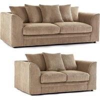 Luxor Jumbo Cord 3 + 2 Fabric Sofa Suite
