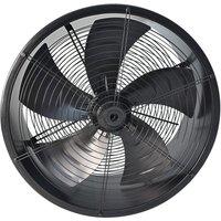 Living and Home Ventilation Wall-Mounted Exhaust Axial Fan 24-inch in Black