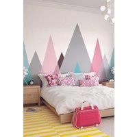 Abstract Mountains Wall Mural