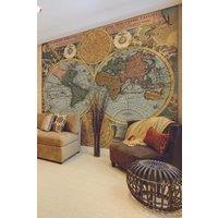 Vintage Map Wall Mural