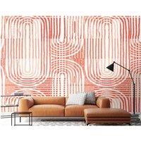 Curved Line Texture Wall Mural