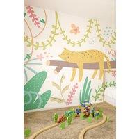 Sleeping Jungle Leopard Wall Mural
