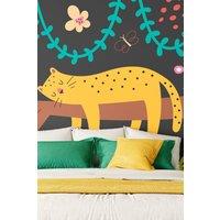 Sleeping Jungle Leopard Wall Mural