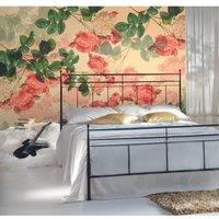 Origin Murals Classic Rose Design Wall Mural in Natural | Size: W350 cm x H280 cm