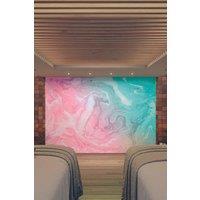 Flowing Marble Pink Wall Mural