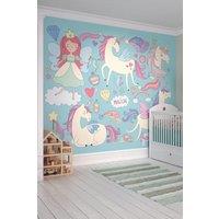 Princess Unicorn Wall Mural