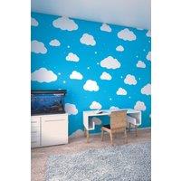 Cartoon Cloudy Sky Wall Mural