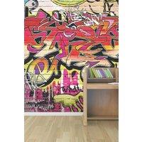 City Graffiti Wall Mural