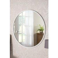 Round Wall Mirror White 102cm