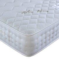 Bedmaster Aloe Vera Pocket Sprung Memory Foam Mattress in White | Size: Small Double