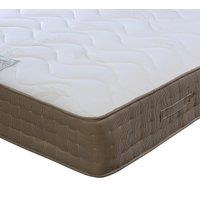 Bedmaster Bamboo Pocket Sprung Memory Foam Mattress in Light Brown | Size: Double