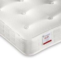 Bedmaster Clay Ortho Low Profile Mattress in White | Size: Small Double