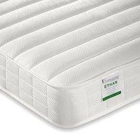 Bedmaster Ethan Quilted Low Profile Mattress in White | Size: Small Double