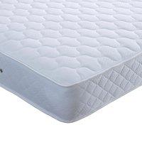 Bedmaster Prince Coil Spring Mattress in White | Size: Super King
