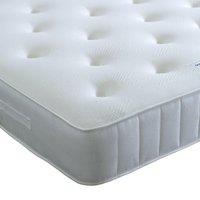 Bedmaster Quartz Pocket Sprung Memory Foam Mattress in White | Size: Small Double