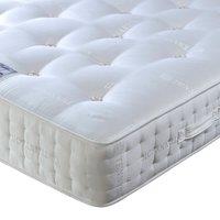 Bedmaster Tennyson 4000 Twin Pocket Sprung Natural Orthopaedic Mattress in White | Size: Super King