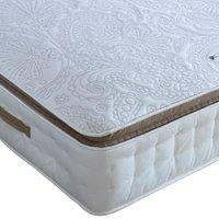 Bedmaster Windsor 3000 Pocket Sprung Pillow Top Mattress in White | Size: Small Double