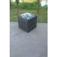Rattan Cube Side Table Tea Coffee Table