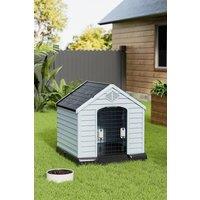 Outdoor Waterproof Dog House with Air Vents and Door