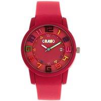 Crayo Festival Unisex Watch with Date in Fuchsia