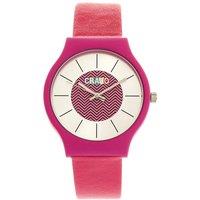 Crayo Trinity Unisex Watch in Dark Pink