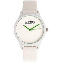 Crayo Splat Unisex Watch in White